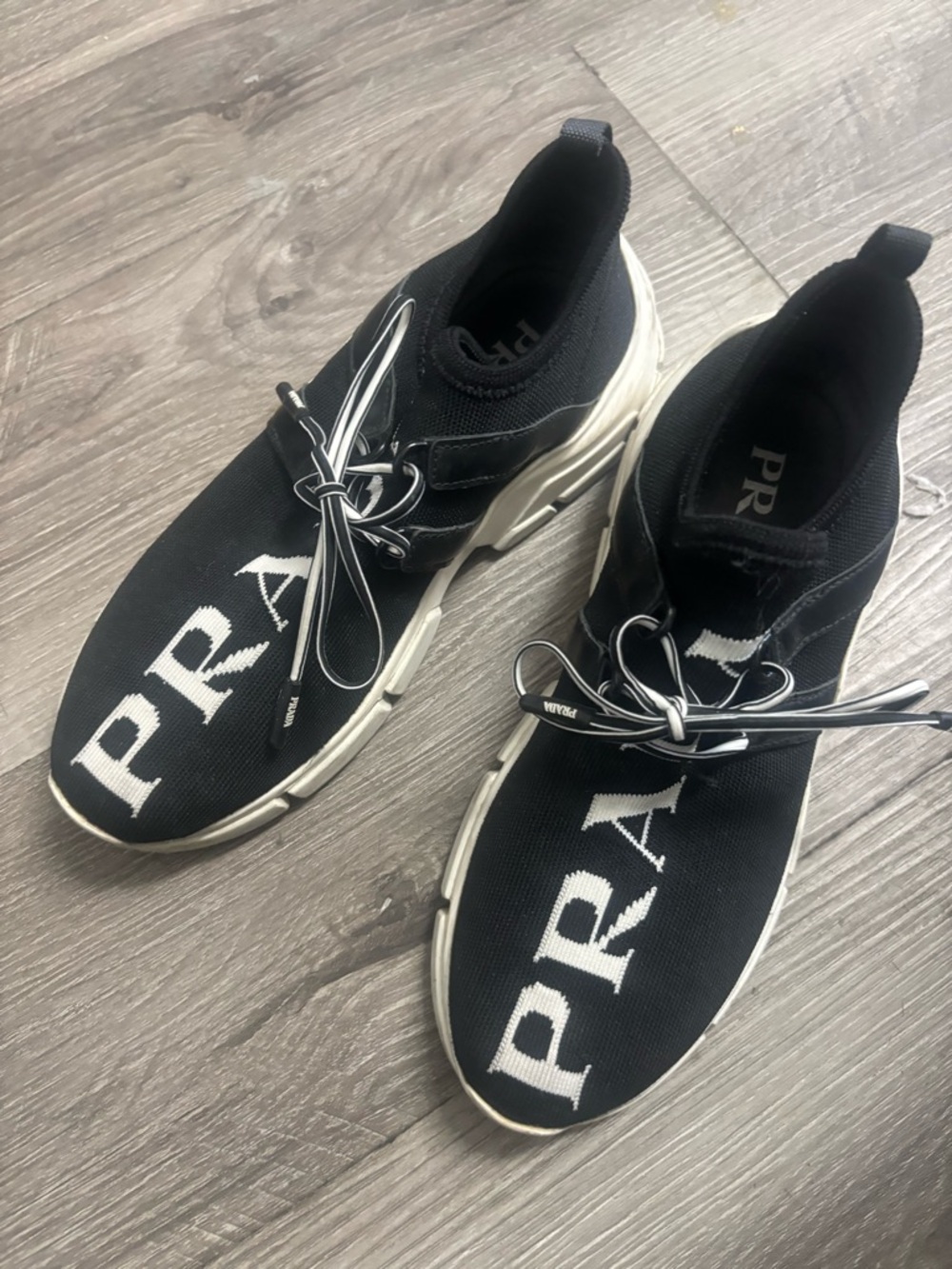 Prada Black Sock Sneakers - Picture 3 of 5